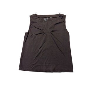 By Chicos Brown Sleeveless Top Size XL